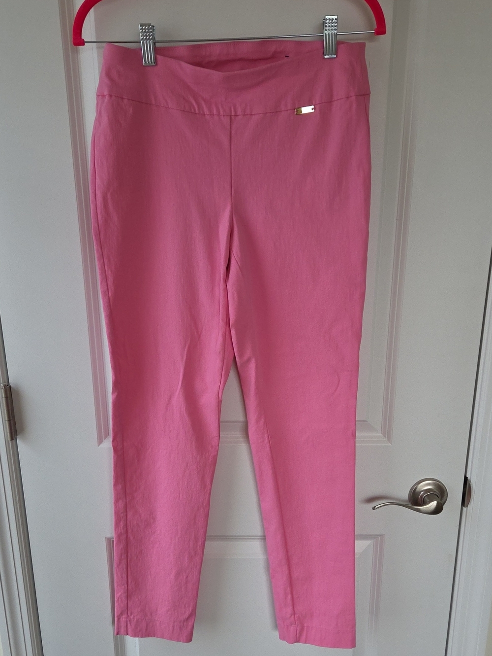 Women’s Pink Pull-On Stretch Pants